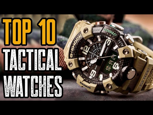 top 10 best tactical watches for men 2020!